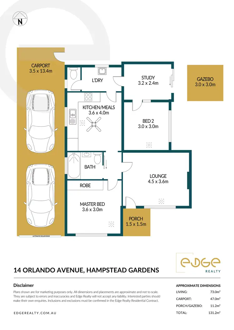 Floorplan of Homely house listing, 14 Orlando Avenue, Hampstead Gardens SA 5086