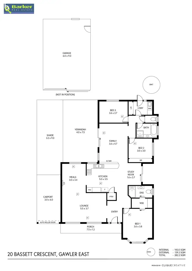 Floorplan of Homely house listing, 20 Bassett Crescent, Gawler East SA 5118