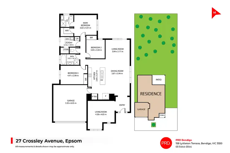 Floorplan of Homely house listing, 27 Crossley Avenue, Epsom VIC 3551