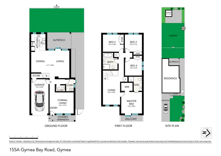 Floorplan of Homely semi-detached listing, 155a Gymea Bay Road, Gymea NSW 2227