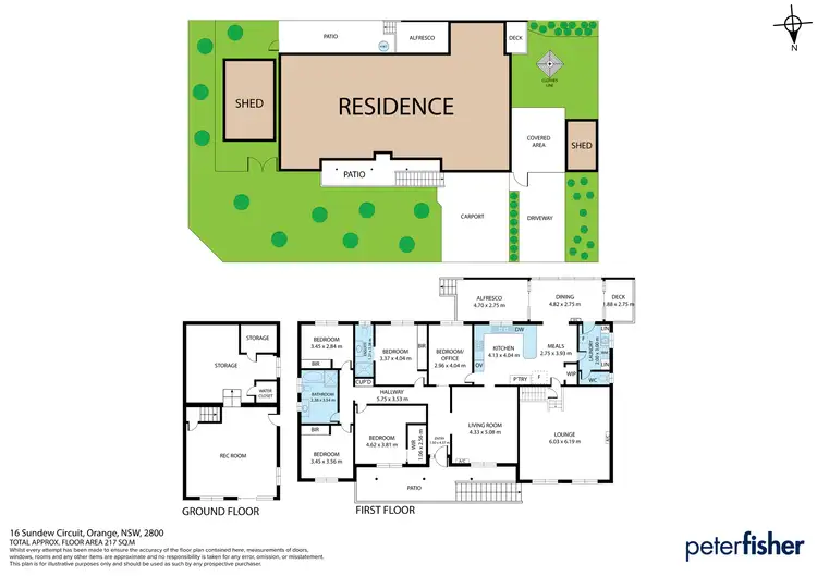 Floorplan of Homely house listing, 16 Sundew Circuit, Orange NSW 2800