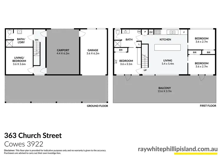 Floorplan of Homely house listing, 363 Church Street, Cowes VIC 3922