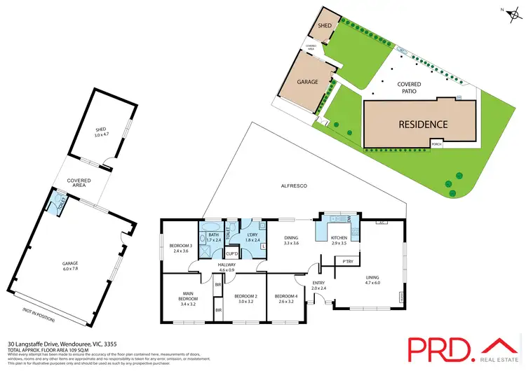 Floorplan of Homely house listing, 30 Langstaffe Drive, Wendouree VIC 3355