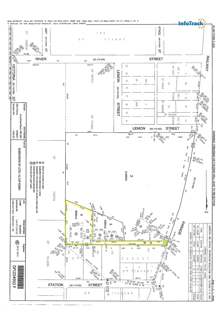 Floorplan of Homely land listing, 43 Railway Parade, Balmoral Village NSW 2571