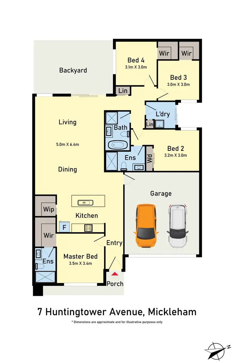 Floorplan of Homely house listing, 7 Huntingtower Avenue, Mickleham VIC 3064