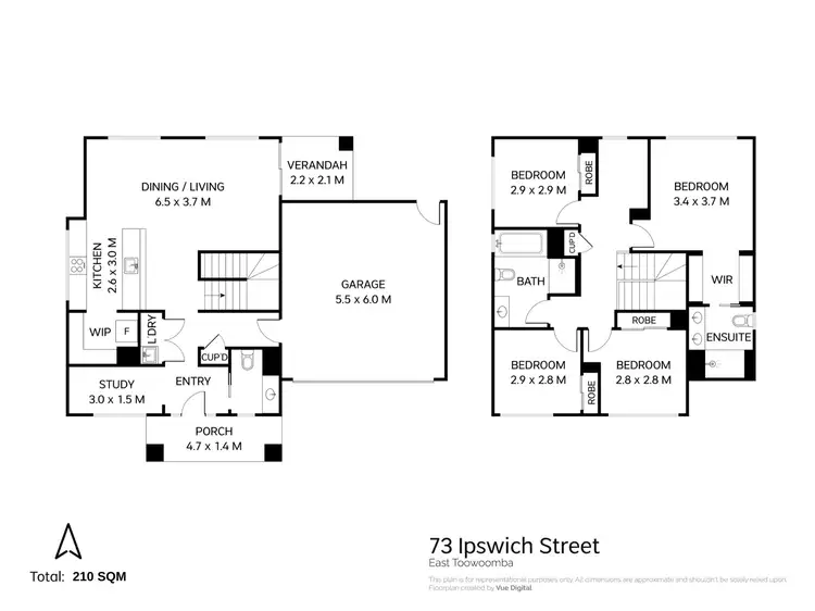 Floorplan of Homely house listing, 73 Ipswich Street, East Toowoomba QLD 4350