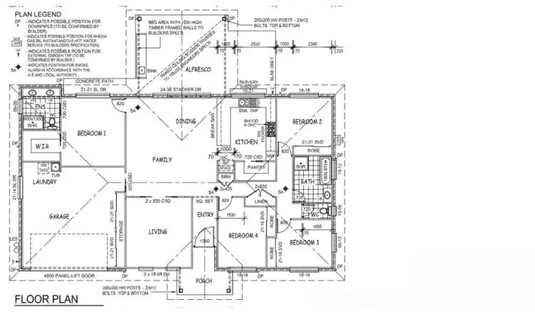 Floorplan of Homely house listing, 41-43 Carron Place, Jimboomba QLD 4280
