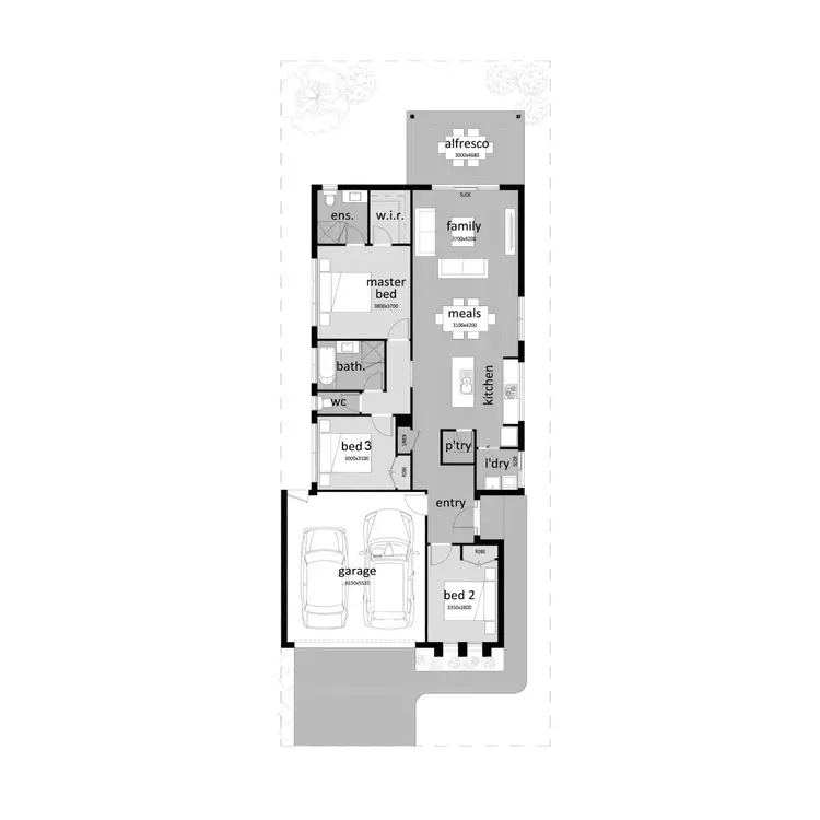 Floorplan of Homely house listing, 14 Goddard Street, Lucas VIC 3350
