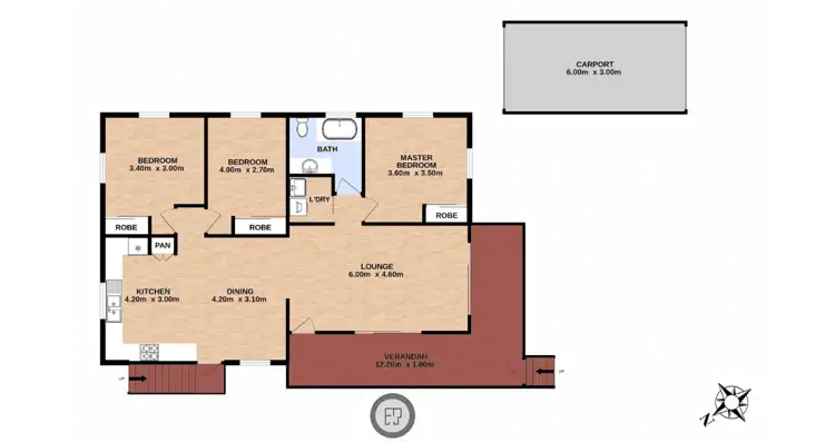 Floorplan of Homely house listing, 23 Denman Street, Leichhardt QLD 4305