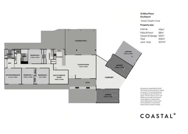 Floorplan of Homely house listing, 10 Mina Place, Southport QLD 4215