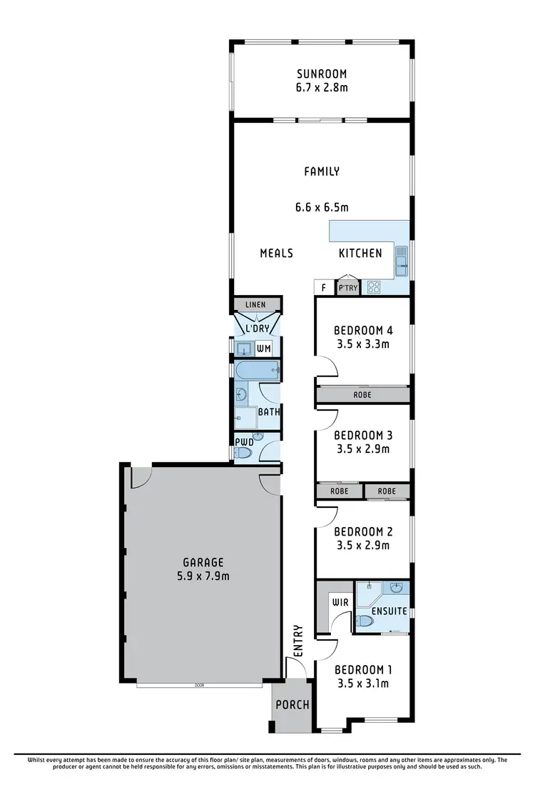 Floorplan of Homely house listing, 70 Knightsbridge Drive, Tarneit VIC 3029