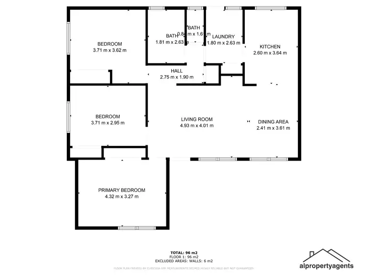 Floorplan of Homely house listing, 1/4 Mintern Crescent, Horsham VIC 3400