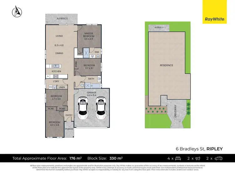 Floorplan of Homely house listing, 6 Bradleys Street, Ripley QLD 4306