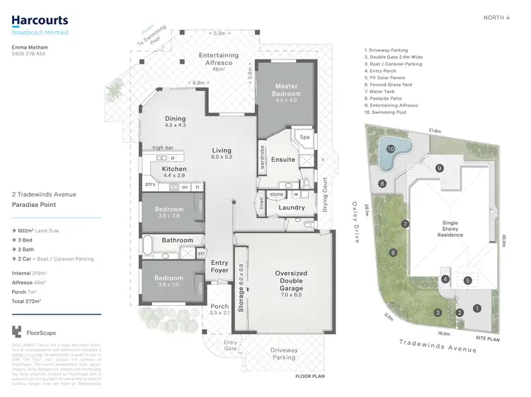 Floorplan of Homely house listing, 2 Tradewinds Avenue, Paradise Point QLD 4216