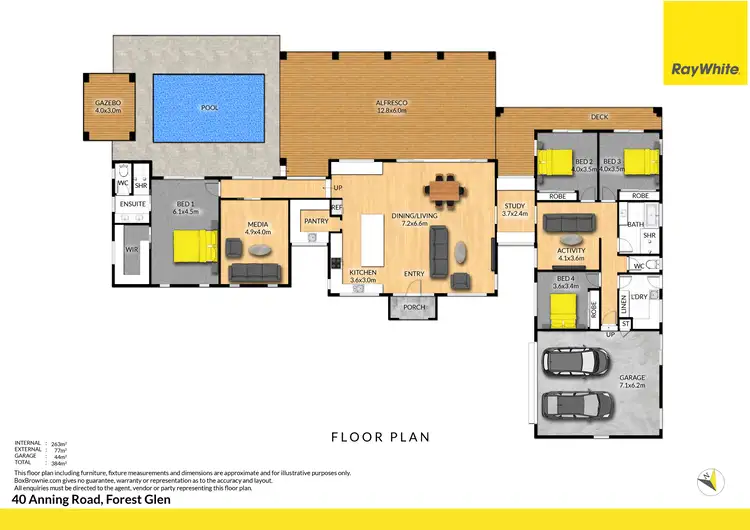 Floorplan of Homely house listing, 40 Anning Road, Forest Glen QLD 4556