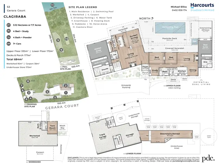 Floorplan of Homely rural property listing, 53 Gerara Court, Clagiraba QLD 4211