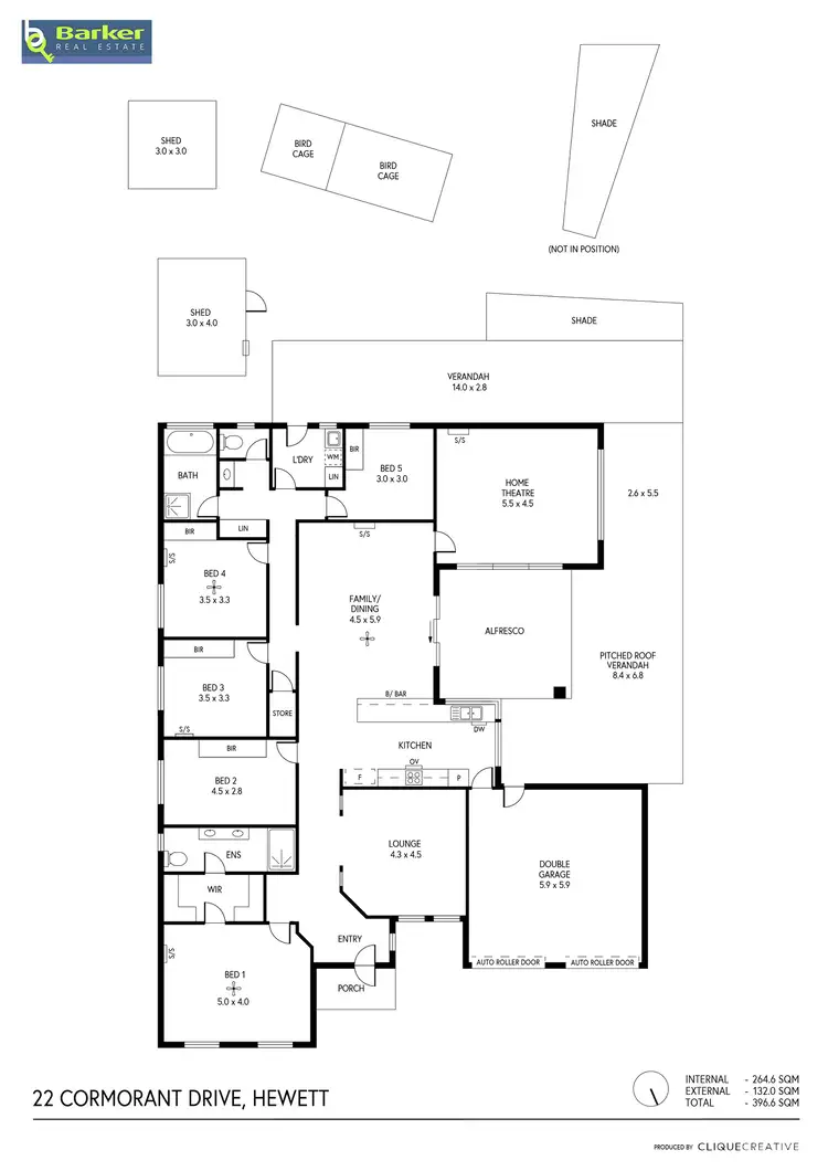 Floorplan of Homely house listing, 22 Cormorant Drive, Hewett SA 5118
