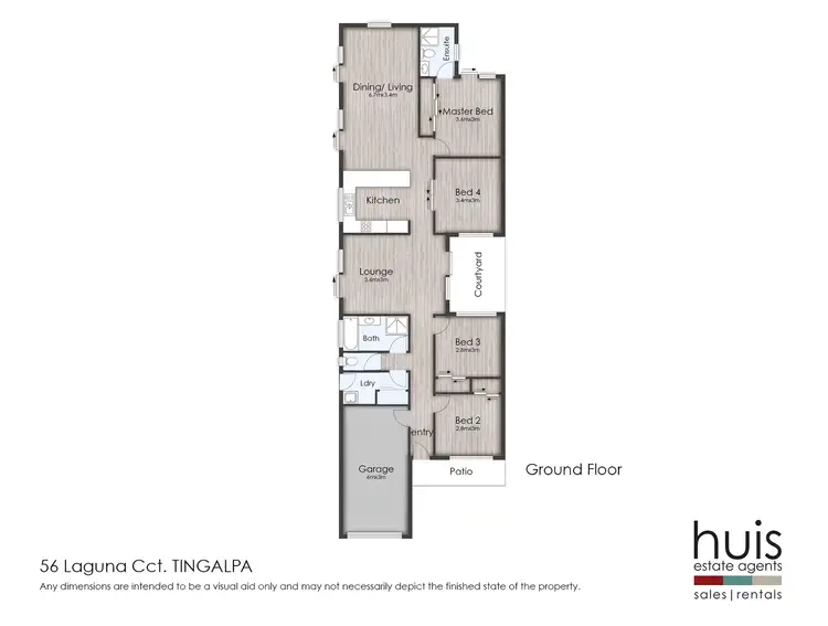 Floorplan of Homely house listing, 56 Laguna Circuit, Tingalpa QLD 4173