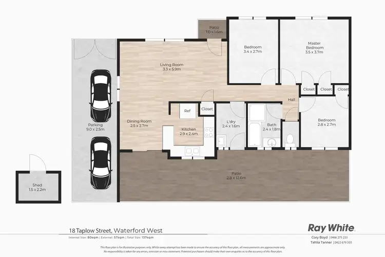 Floorplan of Homely house listing, 18 Taplow Street, Waterford West QLD 4133