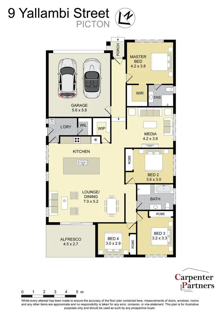 Floorplan of Homely house listing, 9 Yallambi Street, Picton NSW 2571