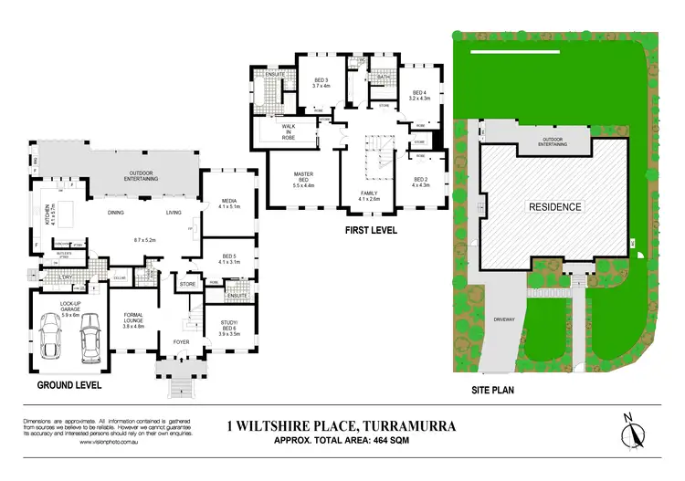 Floorplan of Homely house listing, 1 Wiltshire Place, Turramurra NSW 2074
