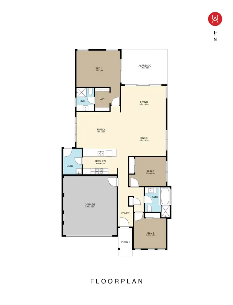 Floorplan of Homely house listing, 4 Bluey Street, Middleton Grange NSW 2171
