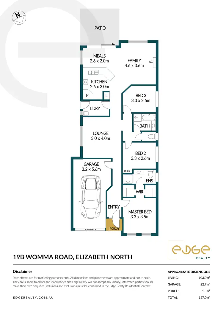 Floorplan of Homely house listing, 19B Womma Road, Elizabeth North SA 5113