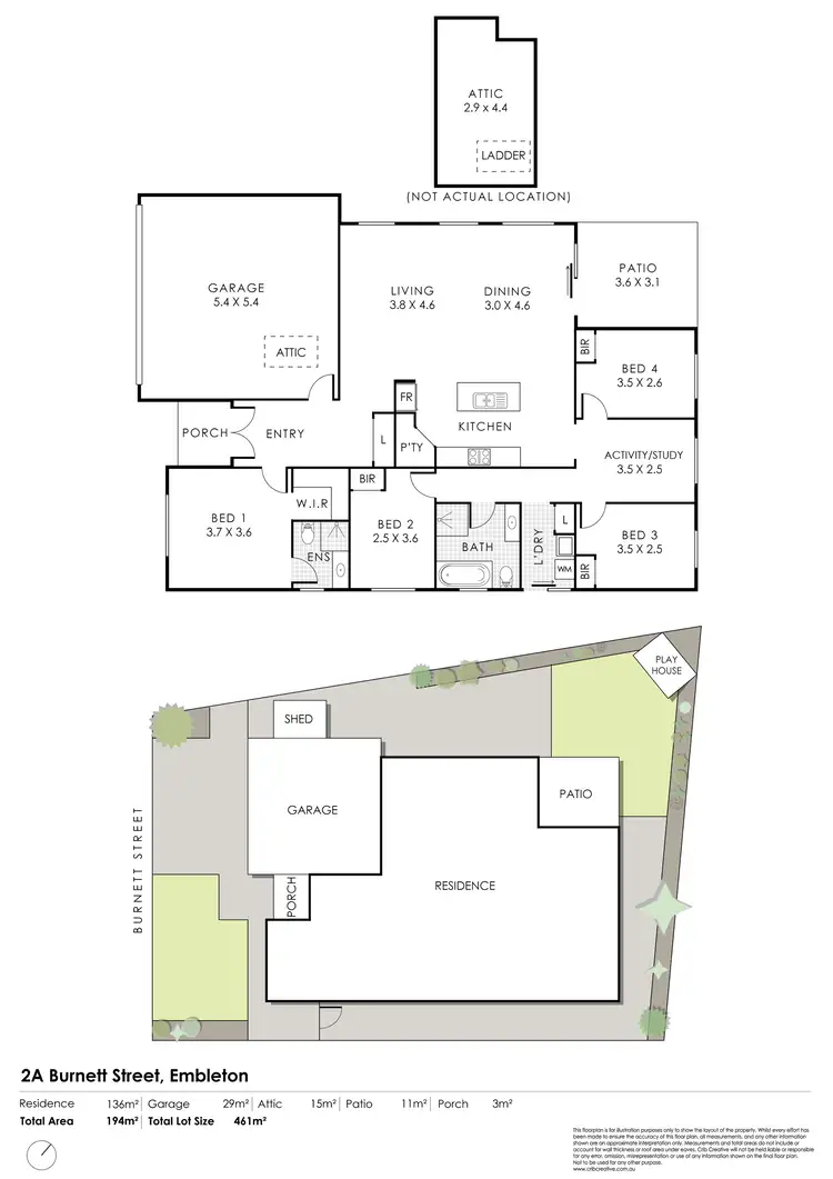 Floorplan of Homely house listing, 2A Burnett St, Embleton WA 6062