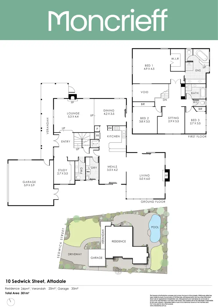 Floorplan of Homely house listing, 10 Sedwick Street, Attadale WA 6156