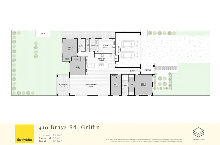 Floorplan of Homely house listing, 410 Brays Road, Griffin QLD 4503