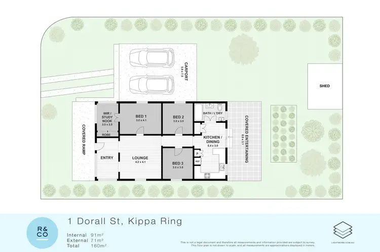 Floorplan of Homely house listing, 1 Dorall Street, Kippa-Ring QLD 4021