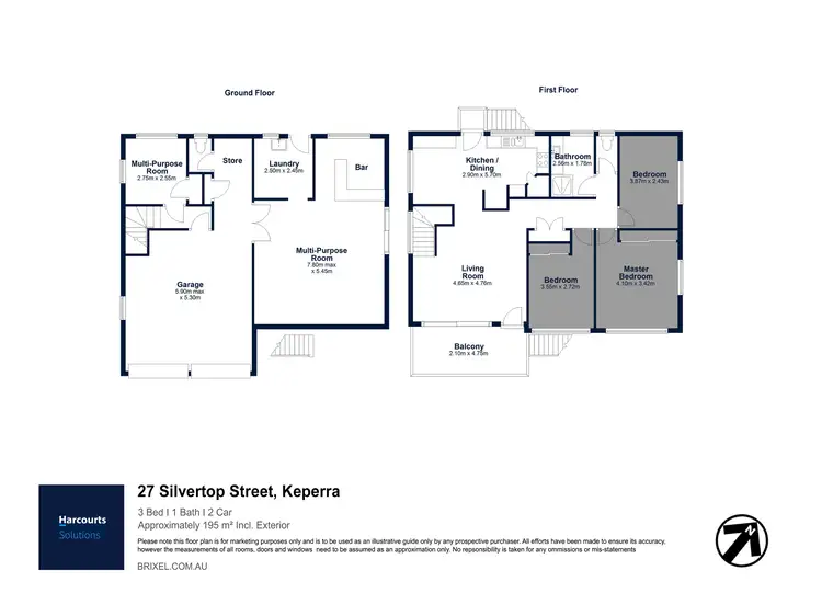 Floorplan of Homely house listing, 27 Silvertop Street, Keperra QLD 4054