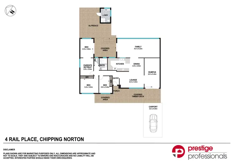 Floorplan of Homely house listing, 4 Rail Place, Chipping Norton NSW 2170