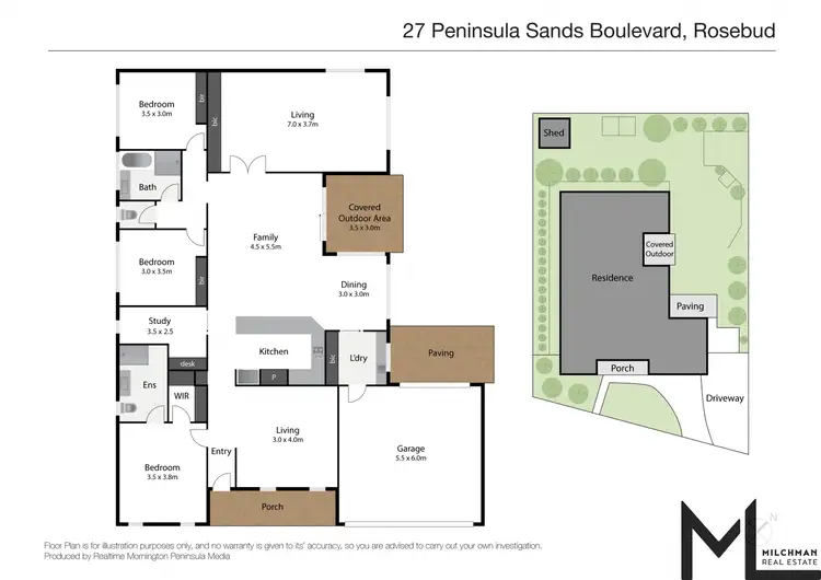 Floorplan of Homely house listing, 27 Peninsula Sands Bld, Rosebud VIC 3939