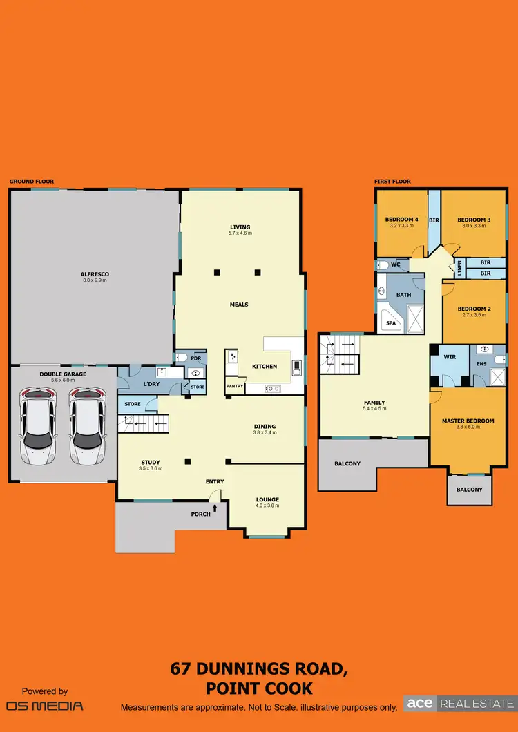 Floorplan of Homely house listing, 67 Dunnings Road, Point Cook VIC 3030