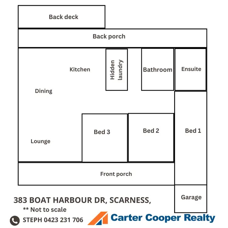 Floorplan of Homely house listing, 383 Boat Harbour Drive, Scarness QLD 4655