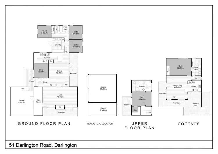 Floorplan of Homely house listing, 51 Darlington Road, Darlington WA 6070