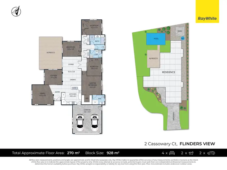 Floorplan of Homely house listing, 2 Cassowary Court, Flinders View QLD 4305