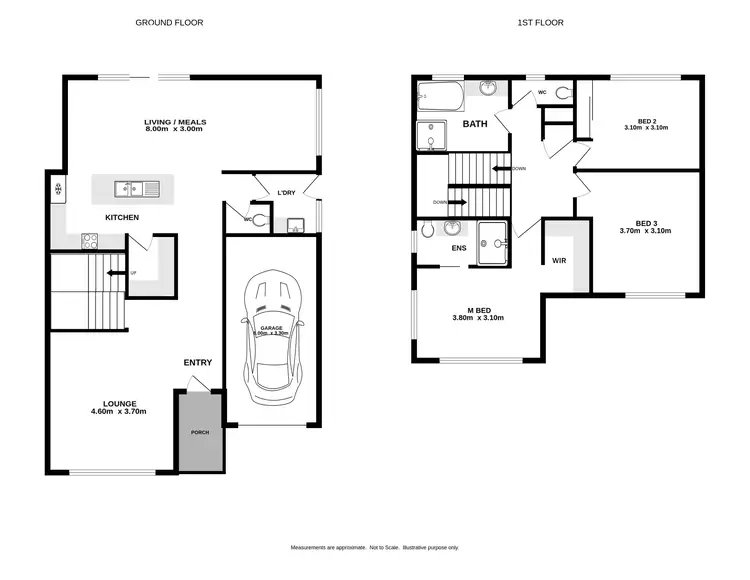 Floorplan of Homely townhouse listing, 29 Hickory Street, Thurgoona NSW 2640
