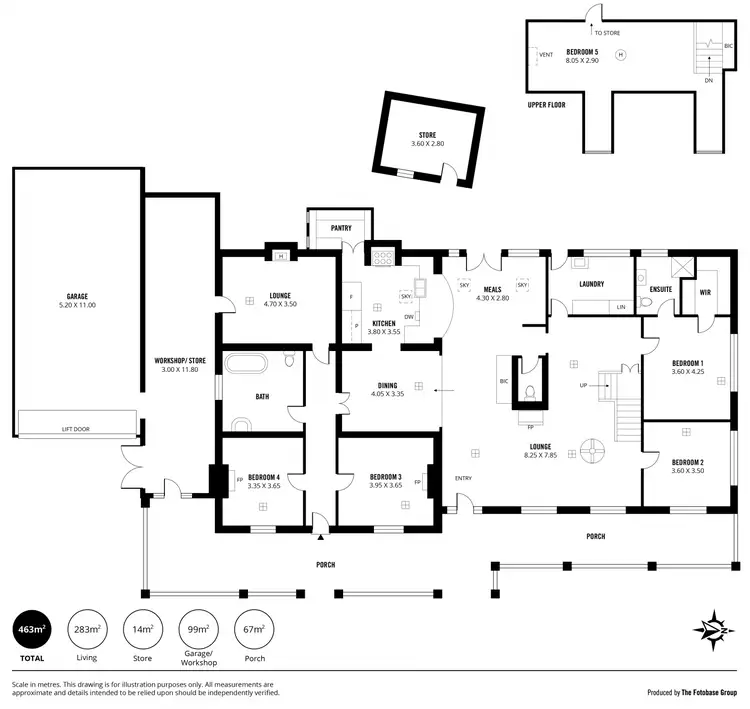 Floorplan of Homely house listing, 5 Cleggett Road, Littlehampton SA 5250