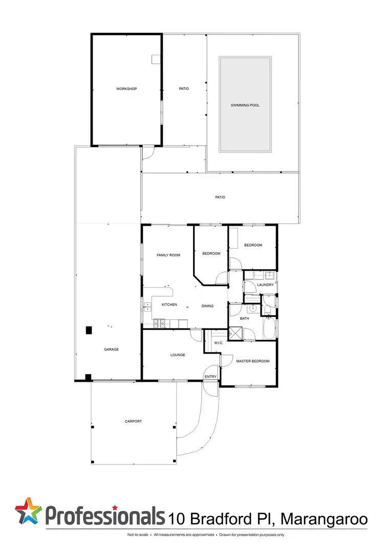 Floorplan of Homely house listing, 10 Bradford Place, Marangaroo WA 6064