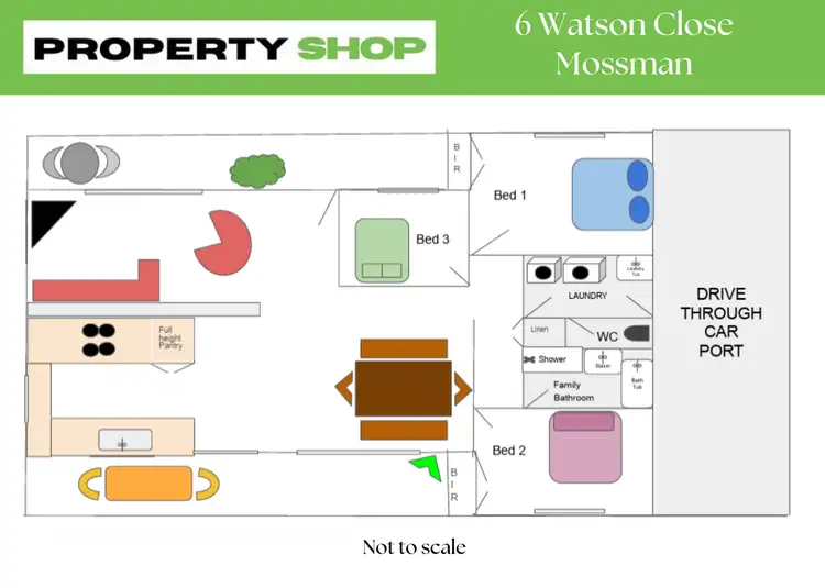 Floorplan of Homely house listing, 6 Watson Close, Mossman QLD 4873