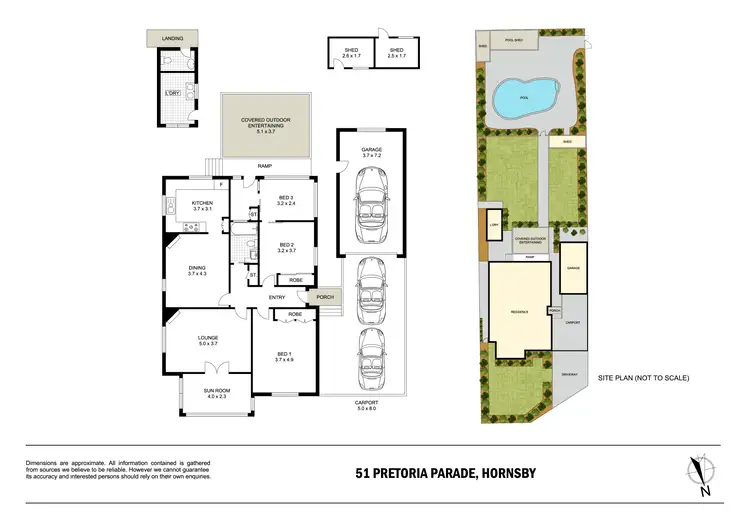 Floorplan of Homely house listing, 51 Pretoria Parade, Hornsby NSW 2077