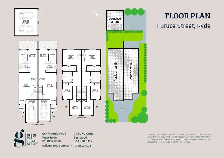 Floorplan of Homely house listing, 1 Bruce Street, Ryde NSW 2112