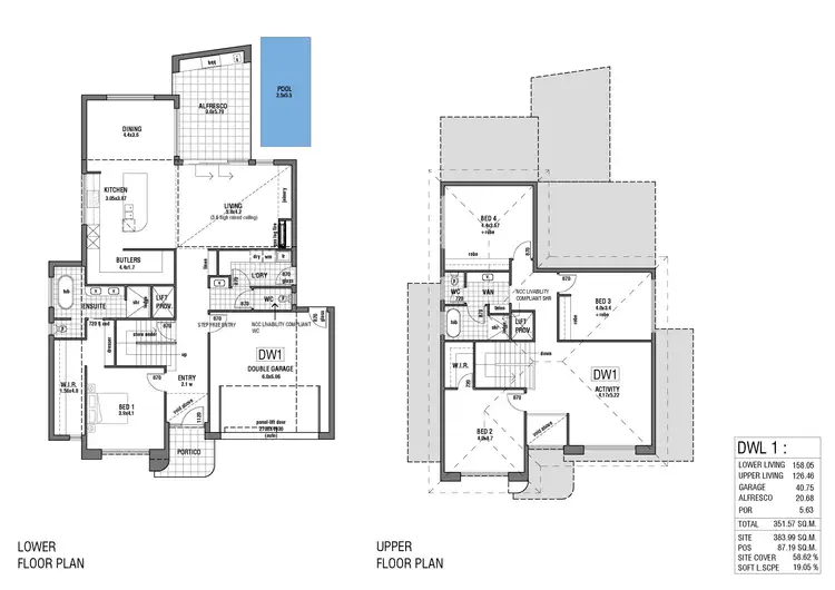 Floorplan of Homely house listing, 1 & 2, 17 Gibson Street, West Beach SA 5024