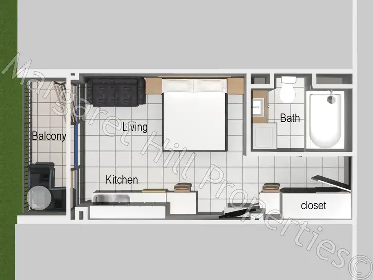 Floorplan of Homely unit listing, 209/75 The Strand -  Aquarius on the Beach, North Ward QLD 4810