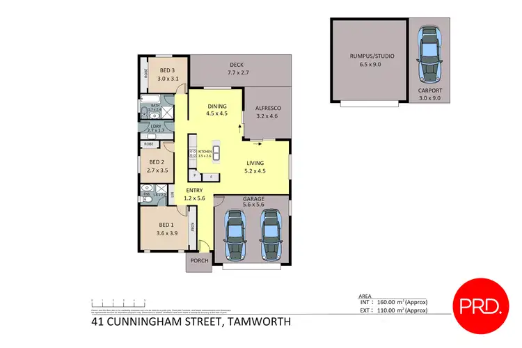 Floorplan of Homely house listing, 41 Cunningham Street, Tamworth NSW 2340