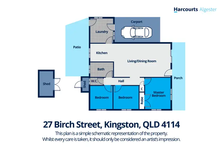 Floorplan of Homely house listing, 27 Birch Street, Kingston QLD 4114
