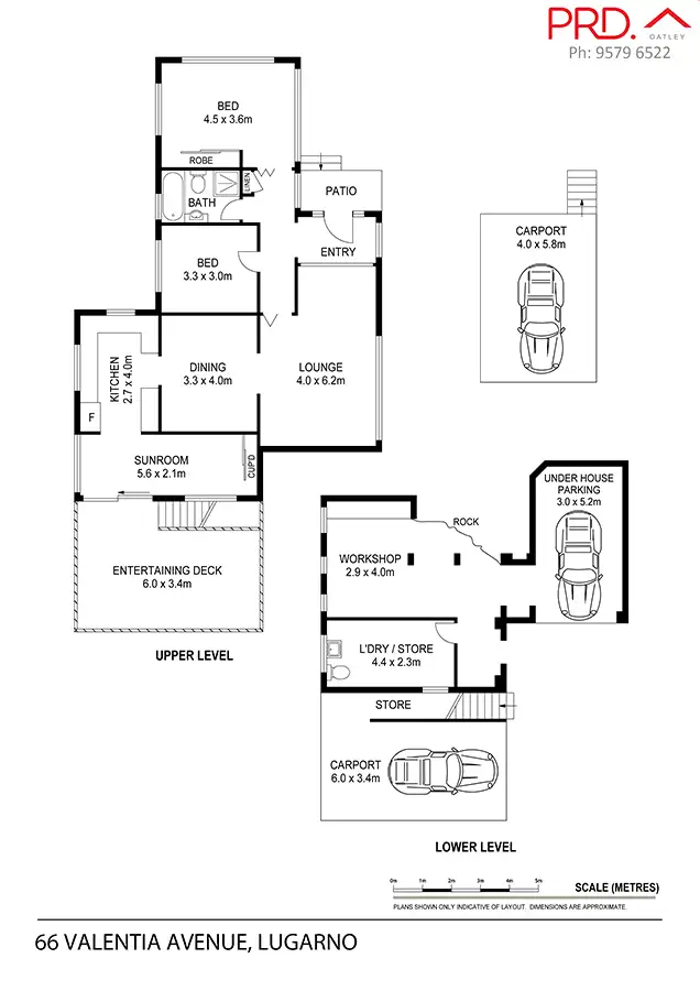 Floorplan of Homely house listing, 66 Valentia Avenue, Lugarno NSW 2210