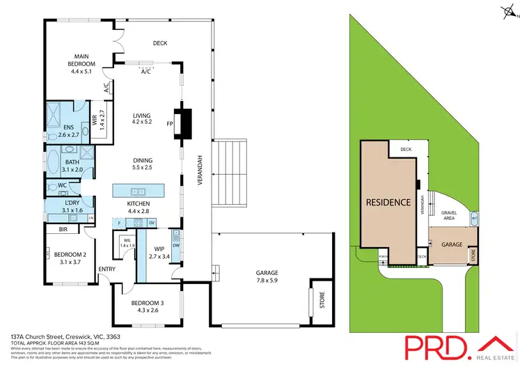 Floorplan of Homely house listing, 137A Church Street, Creswick VIC 3363